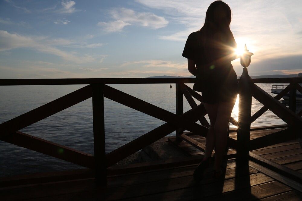 Нежные лучи заката