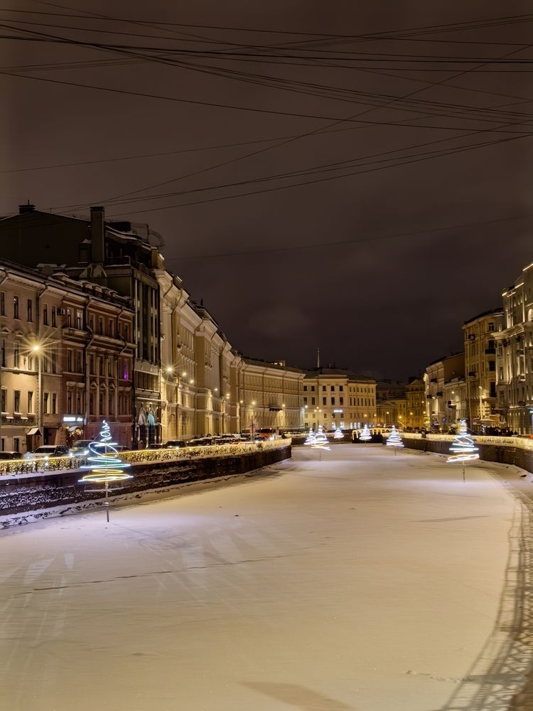 Река Мойка (Санкт-Петербург, январь 2026)