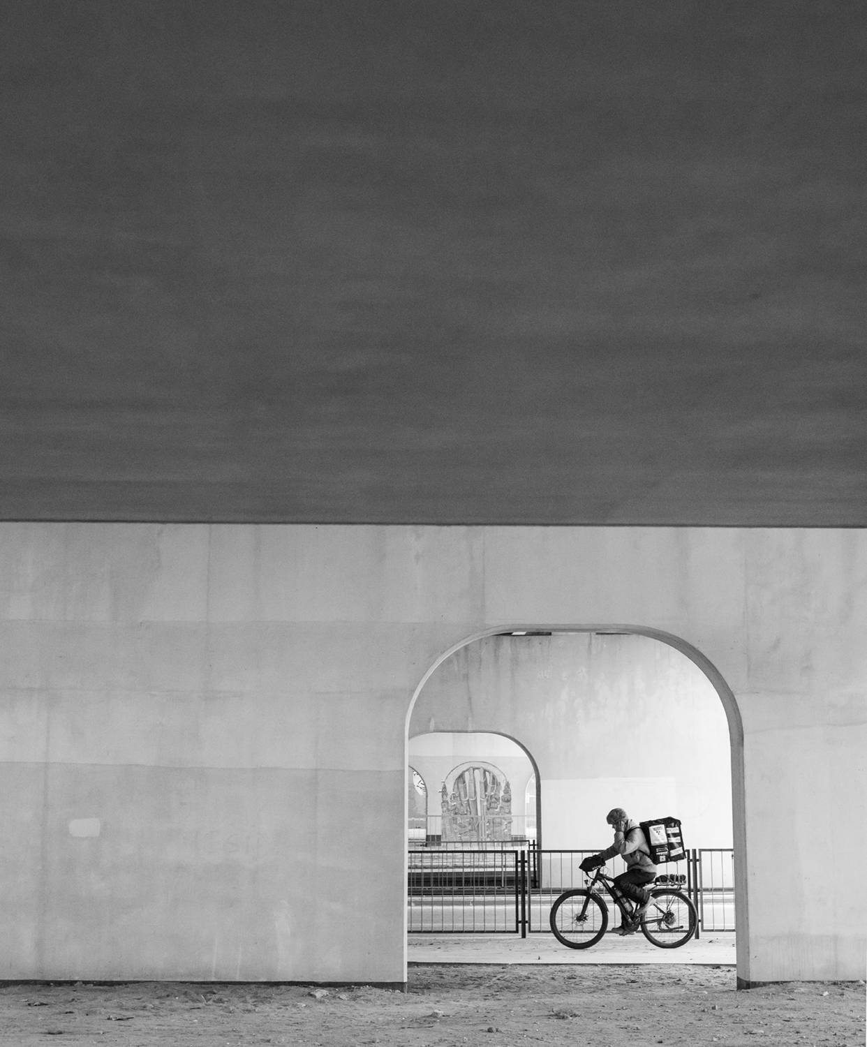 Pizza delivery courier