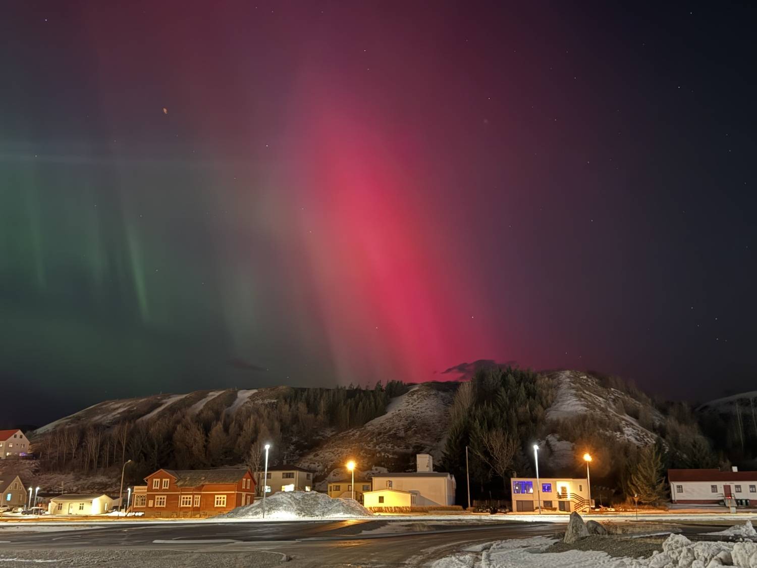Northern lights in Iceland.