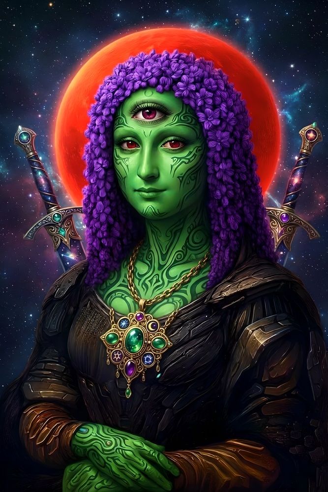 Мона Лиза с Альфа Центавра 3 // Mona Lisa from Alpha Centauri 3