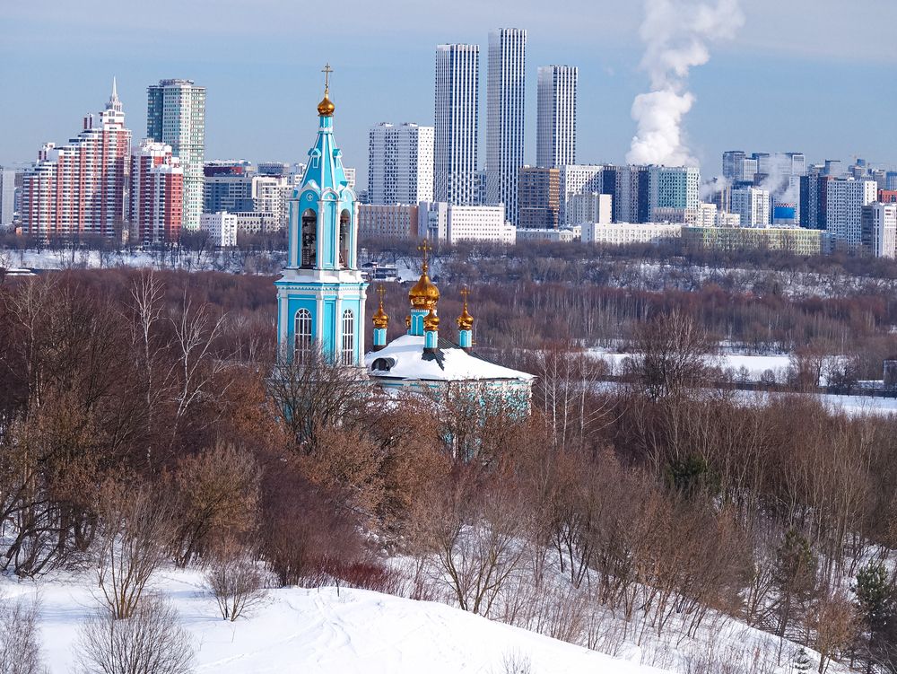 Зима на московской окраине
