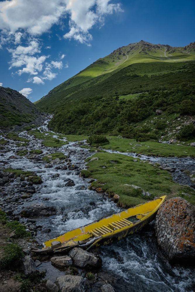 Yellow boat