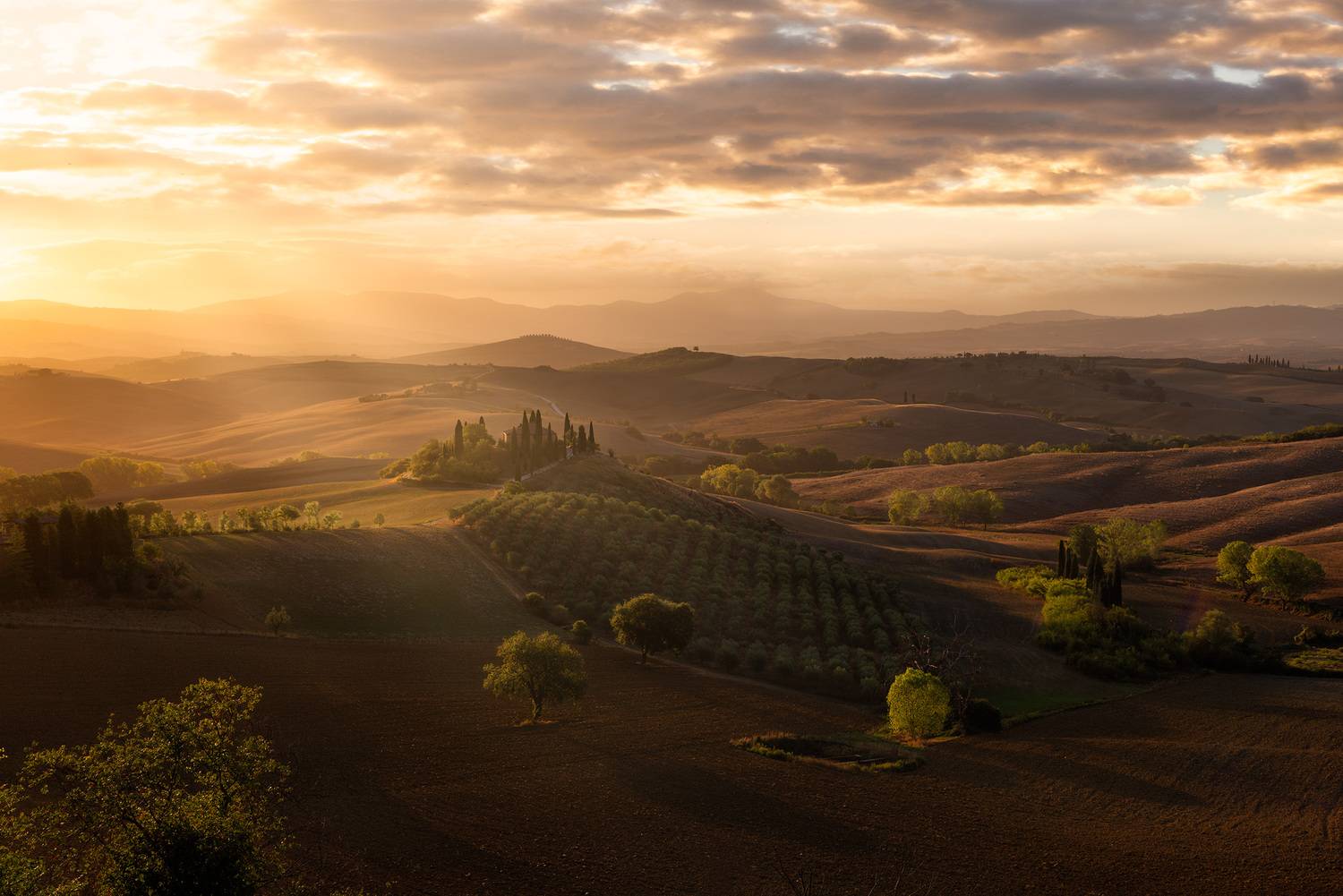 A morning in Tuscany