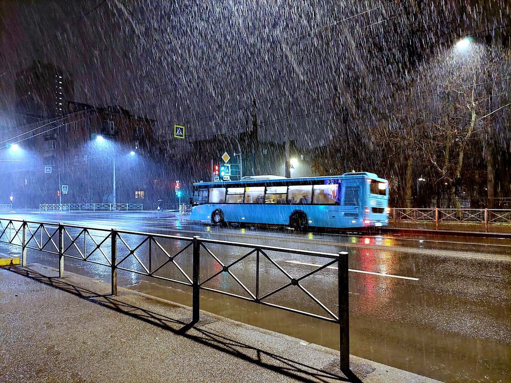 Первый снег в Санкт-Петербурге, ноябрь