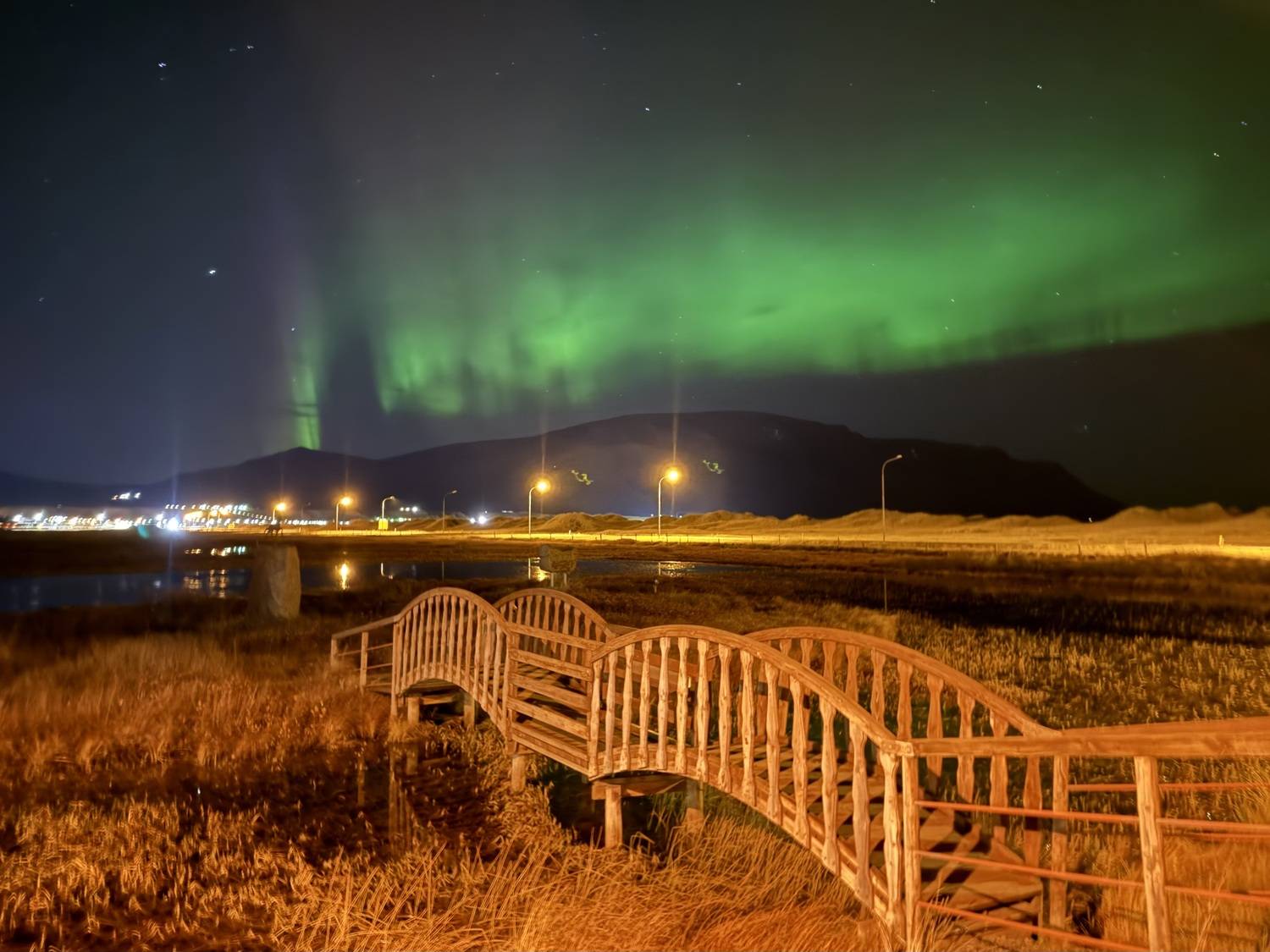 Northern lights in Iceland.