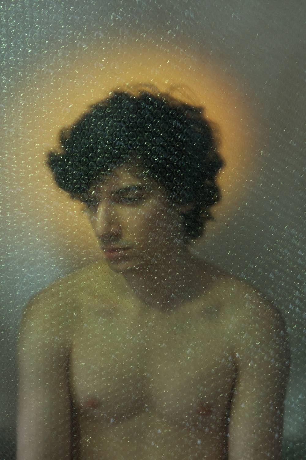 в солнечном круге