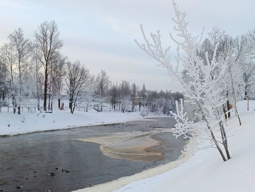 Река Охта Санкт-Петербург