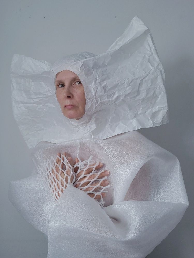 Woman in white