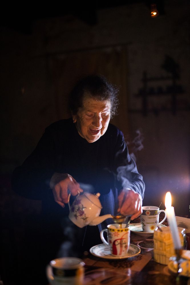 Чаепитие в Грузинской деревне