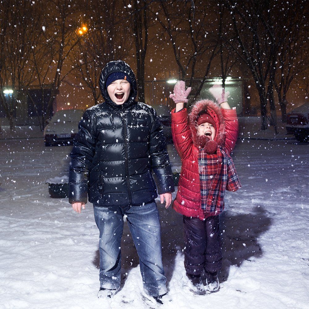 Первый снег в Одессе