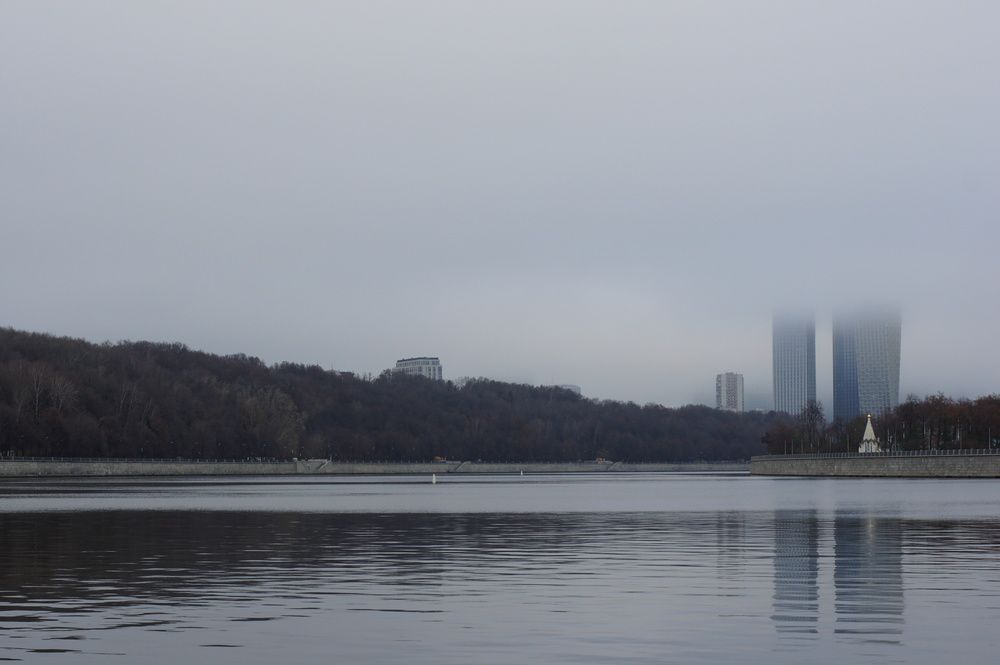 Пасмурная Москва   Cloudy Moscow