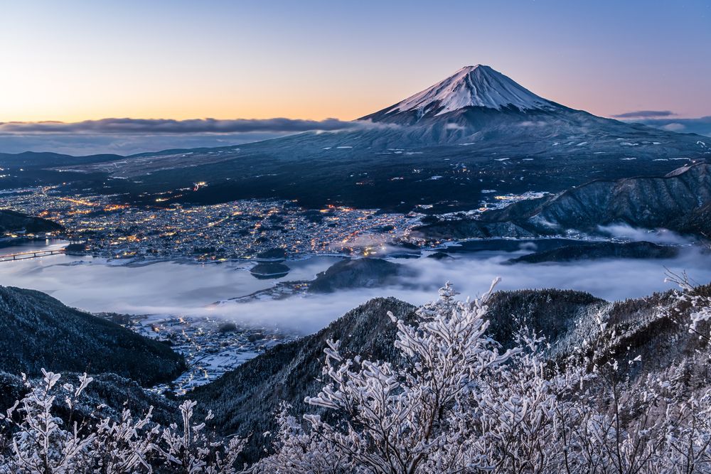 Fuji Scenery in the Midwinter