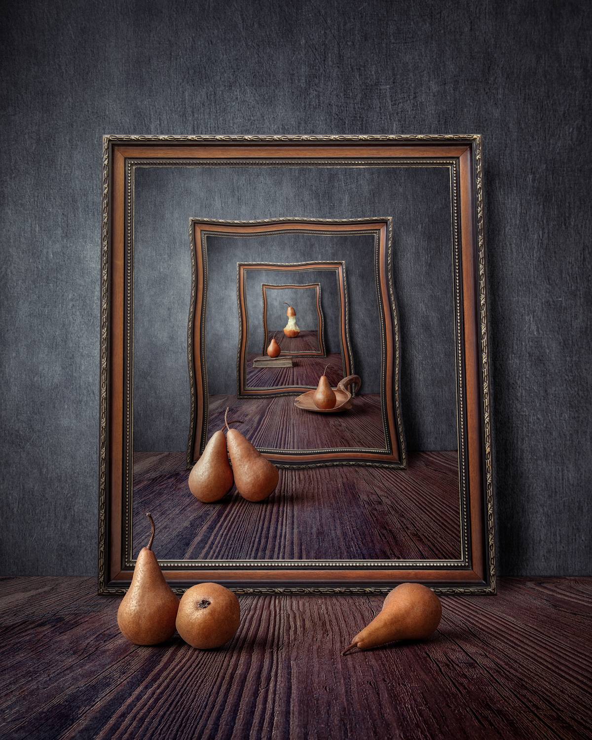 Still Life with Vintage Frames