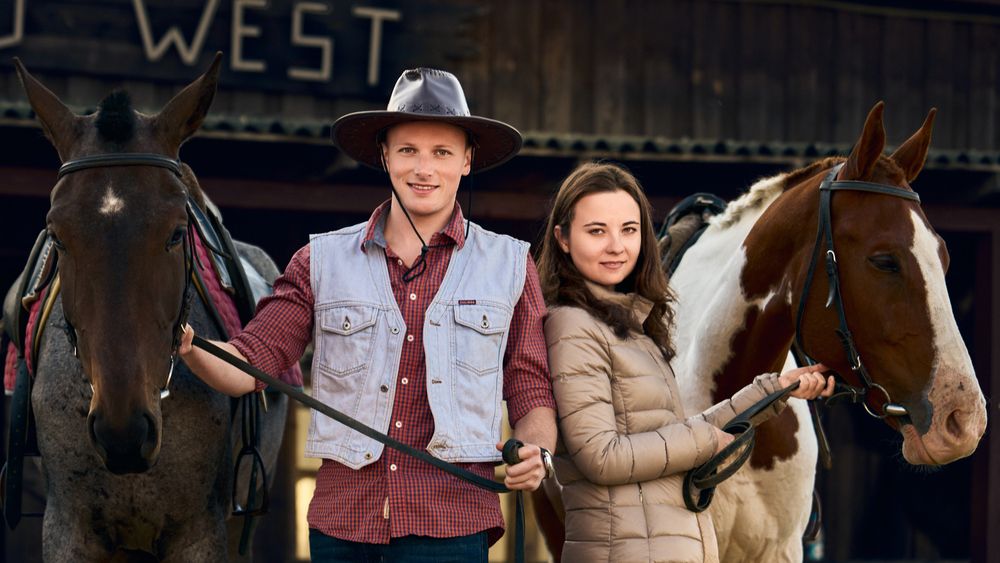 Сowboy and cowgirl
