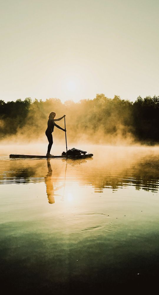 Туманное утро в Москве .