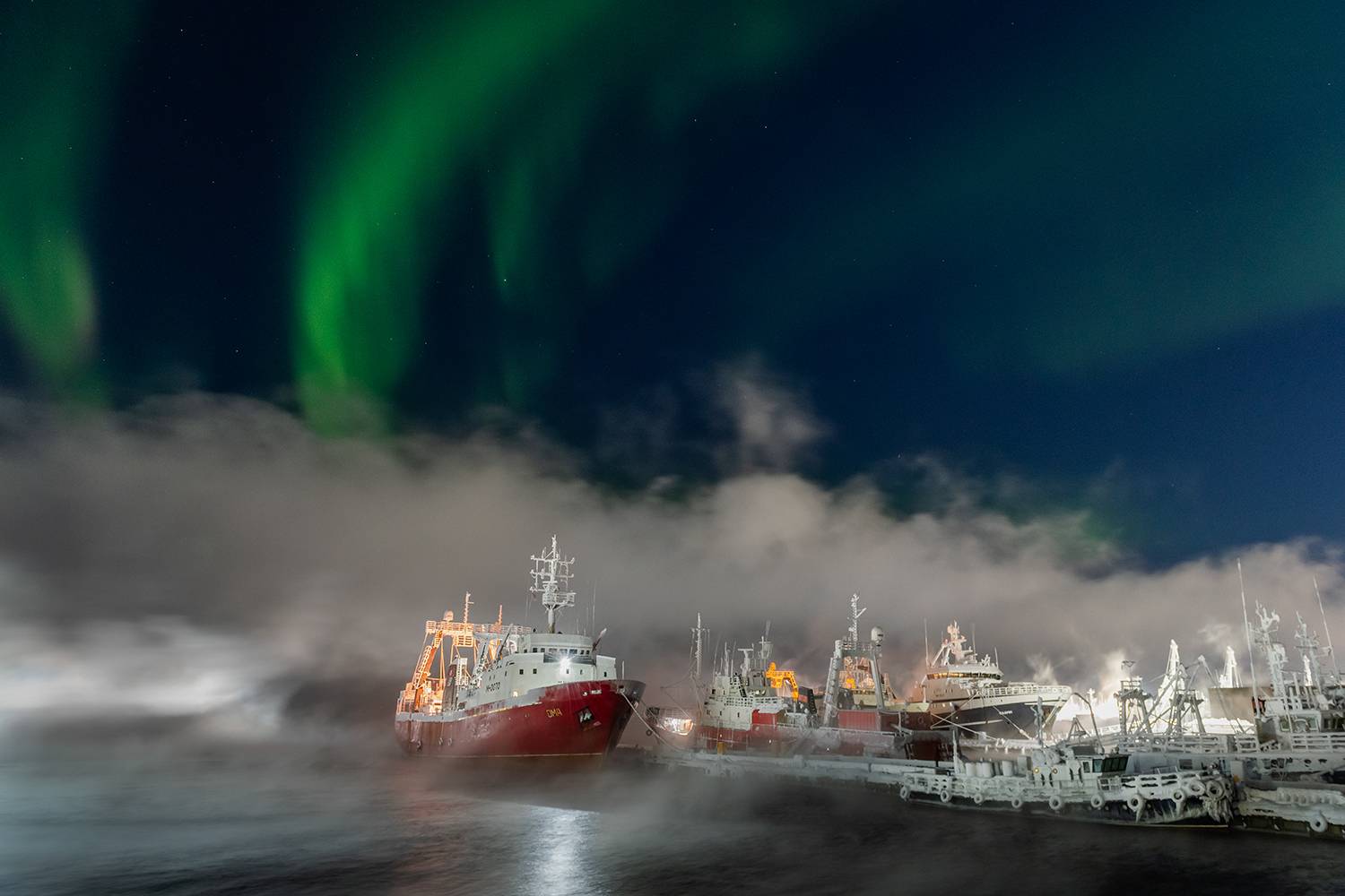 Повис туман над заливом