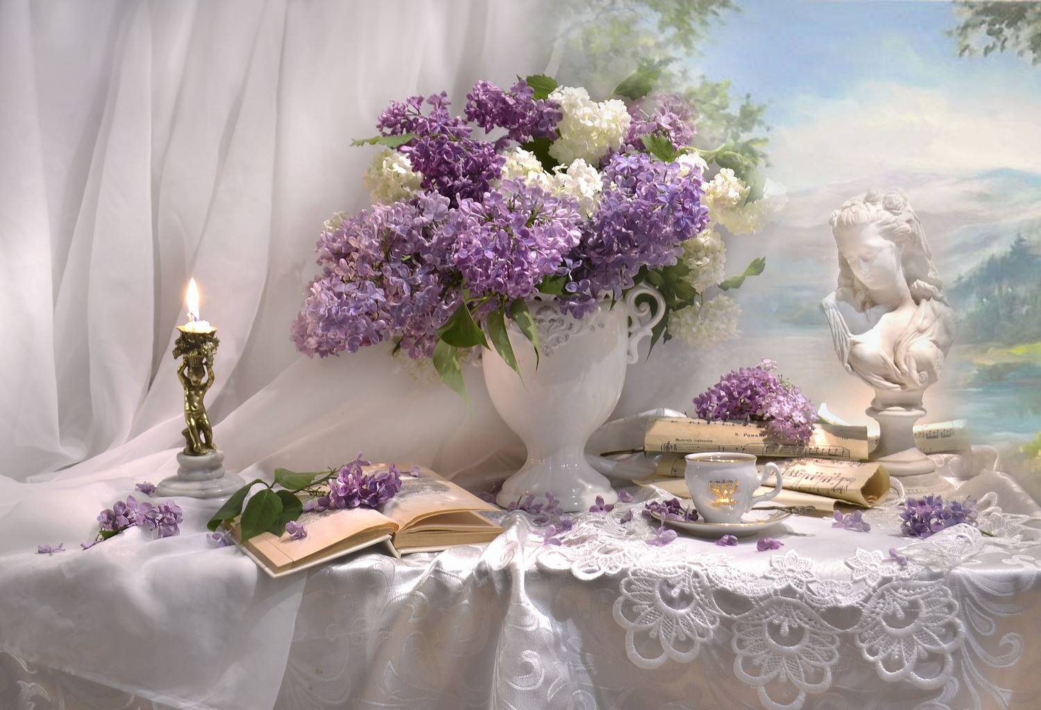 Весенний вальс на лепестках сирени ...