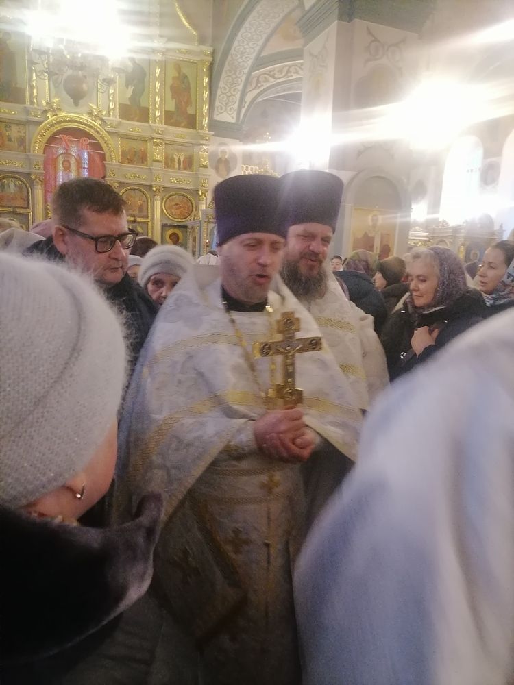 Освящение воды.