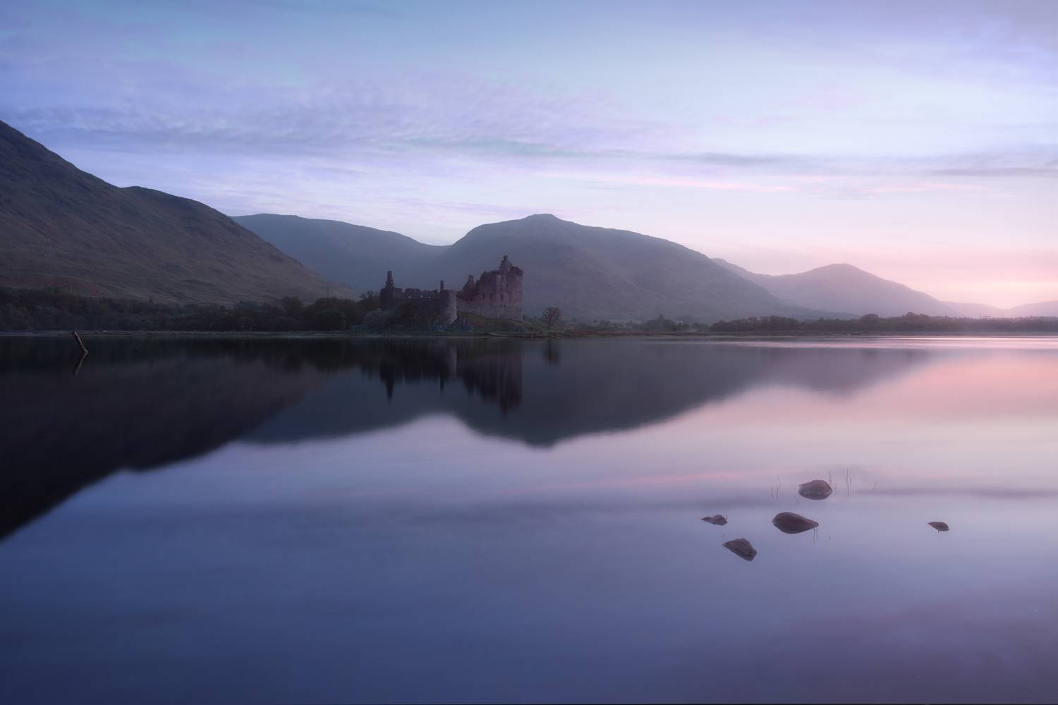 First Light at Kilchurn Castle