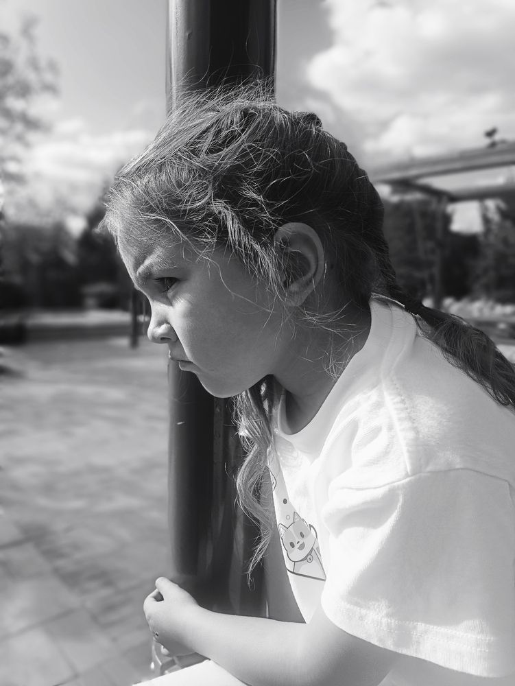 В тишине...