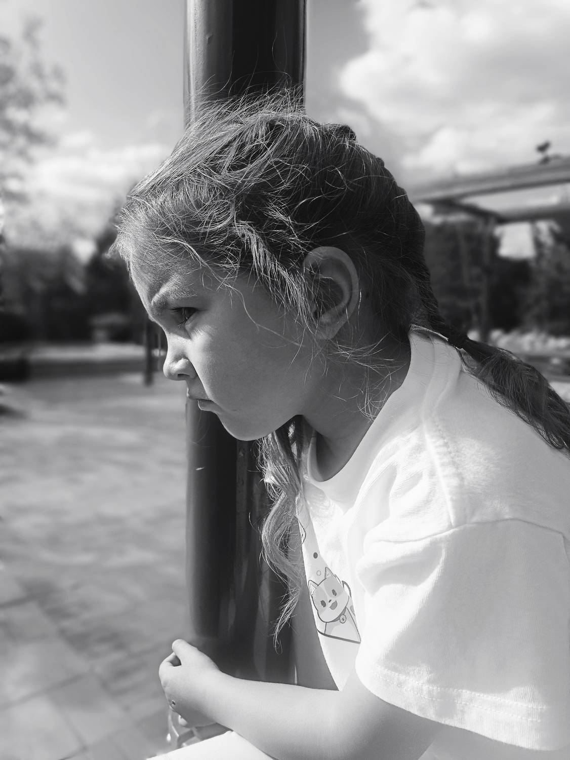 В тишине...