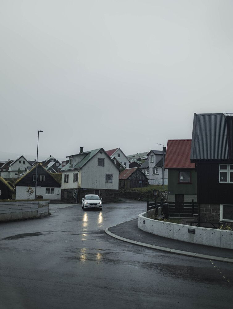 Village in the Rain