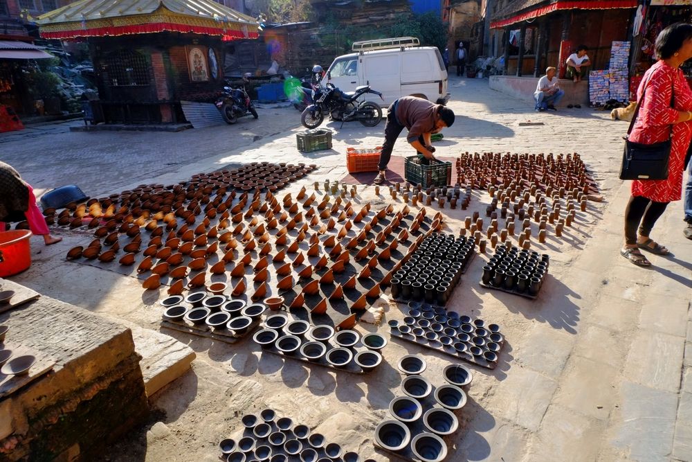 Pottery street Bhaktapur