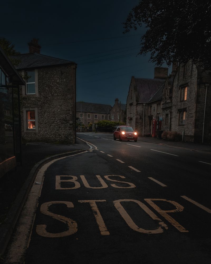 Evening Steet Geometry