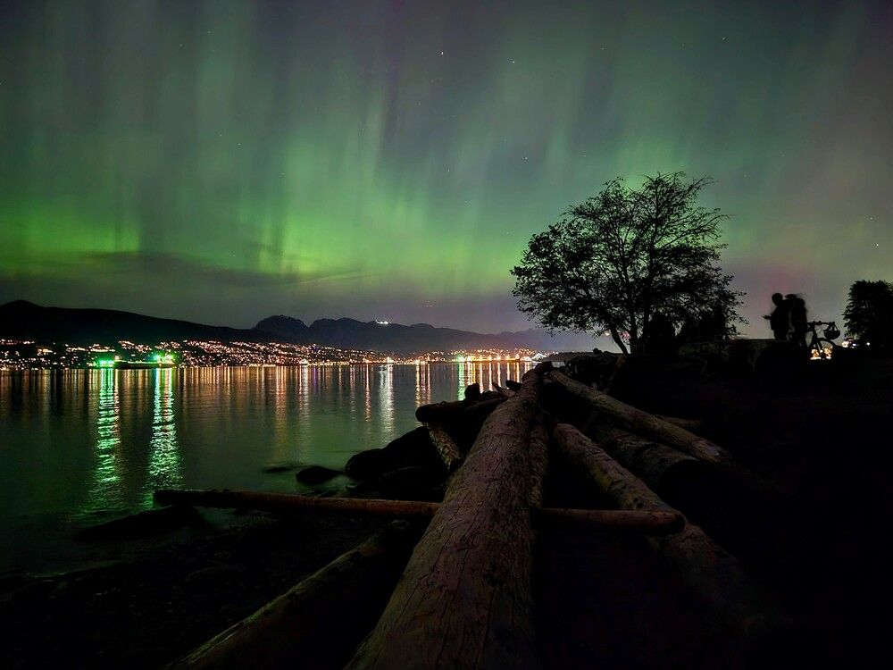 Aurora from Spanish Banks