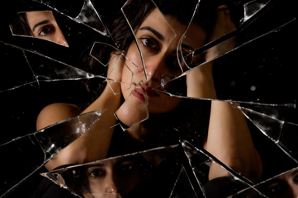 broken mirror