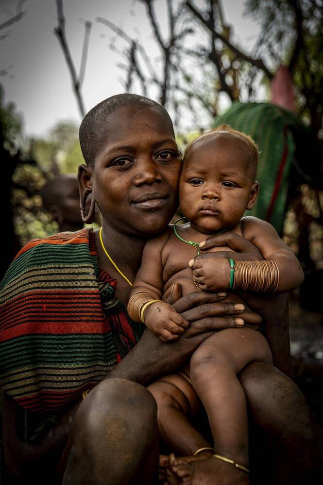 Surma Tribe Mother with Child | Ethiopia