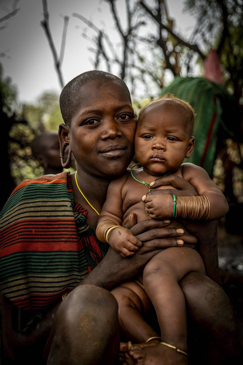 Surma Tribe Mother with Child | Ethiopia