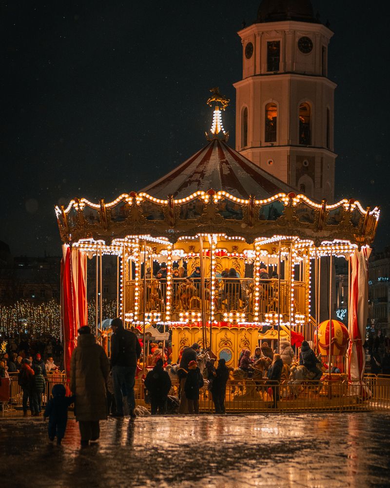 Winter Carousel, Vilnius