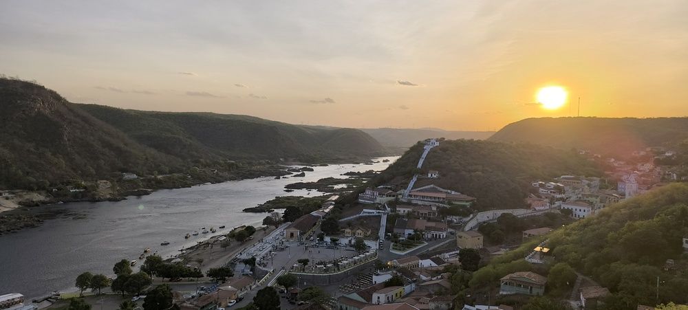 Sunset on the São Francisco River