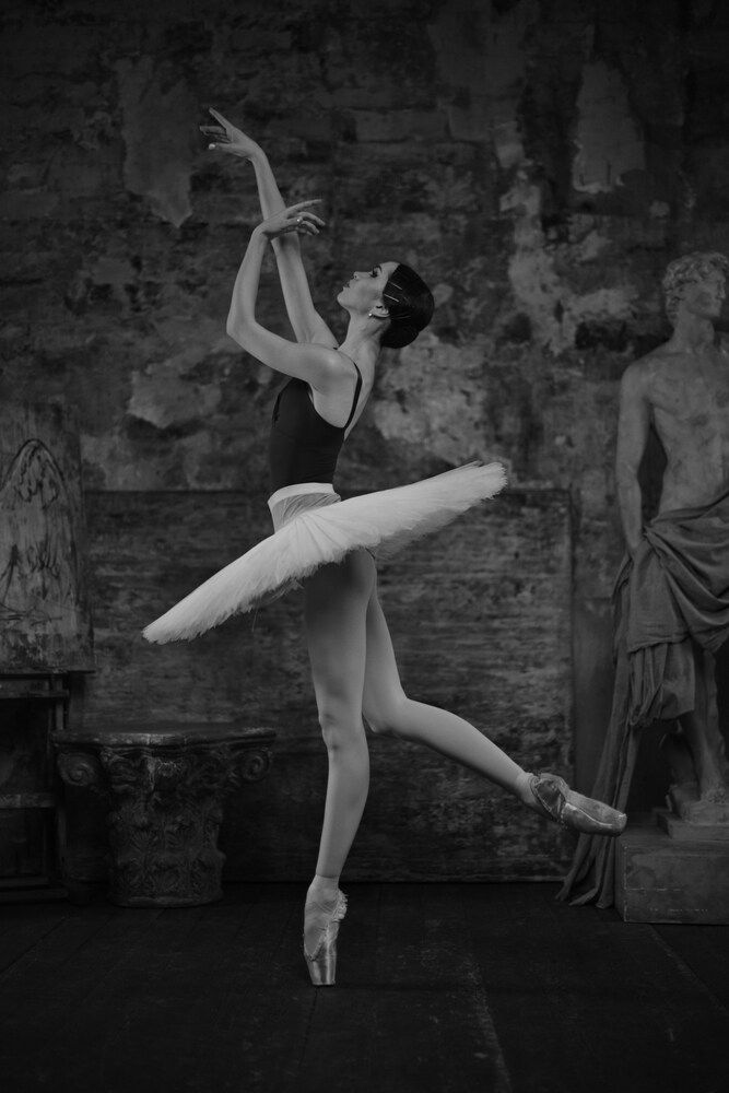 A postcard of the first soloist of the Bolshoi Theatre ballet, Darina Moseeva