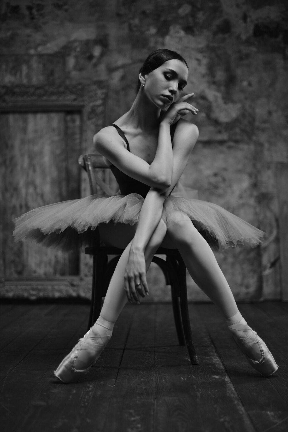 A portrait of Darina Moseeva, the first soloist of the Bolshoi Theatre ballet