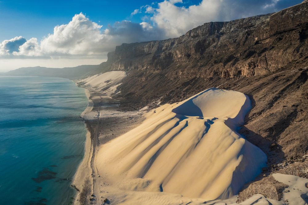 The dunes of Socotra Island