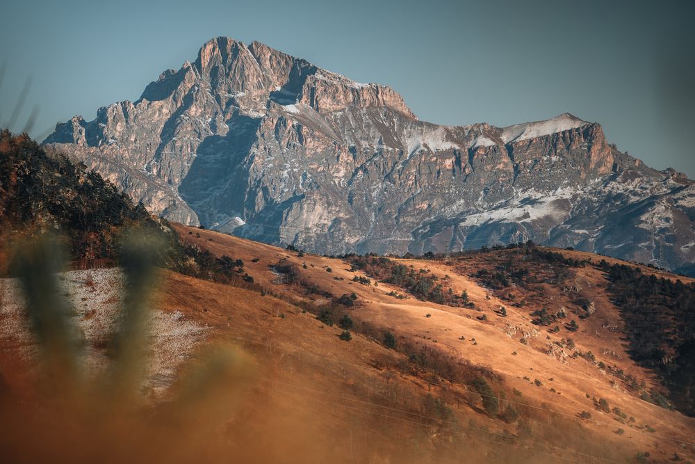 Закат в горах