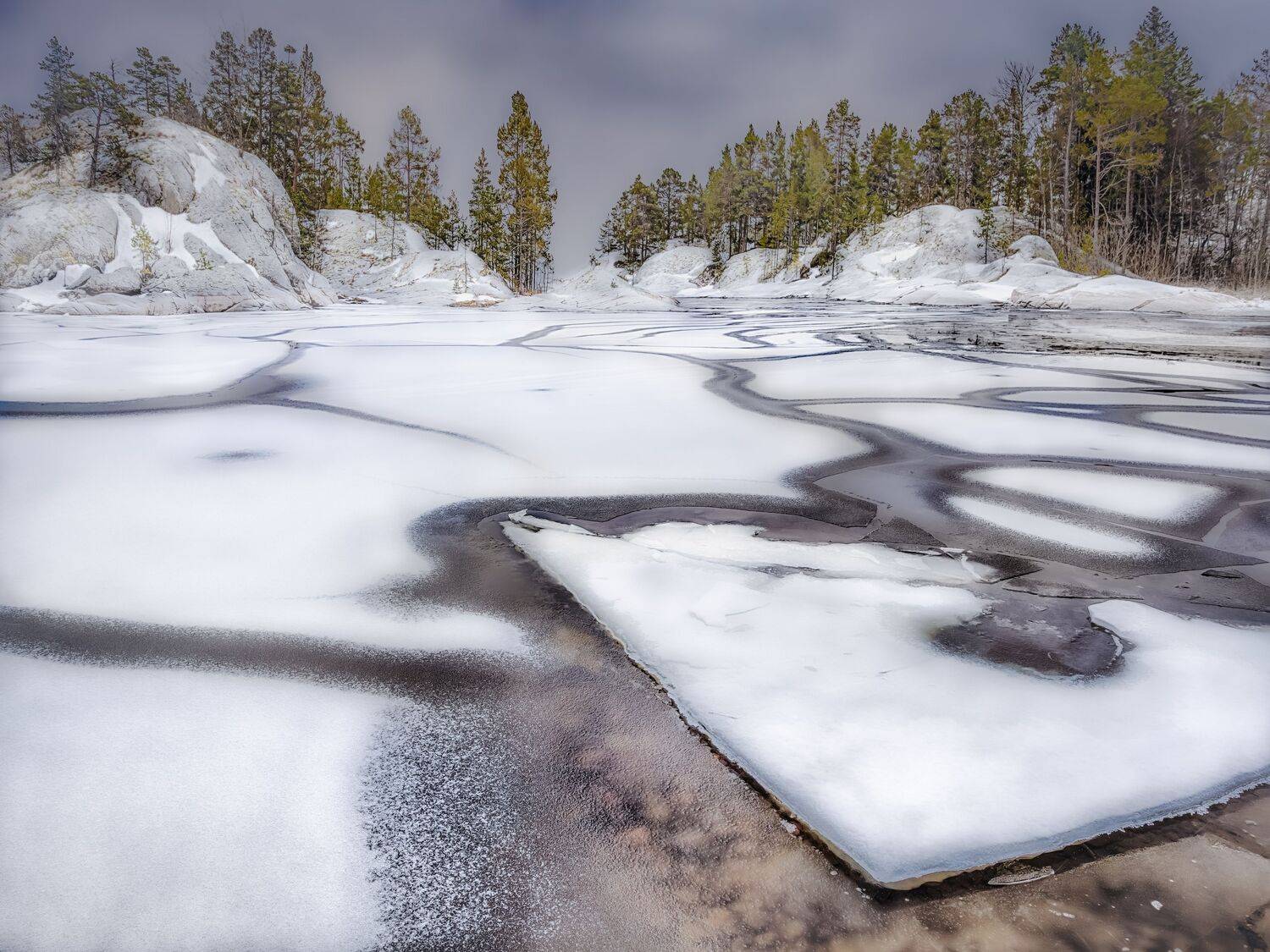 Зимняя Ладога