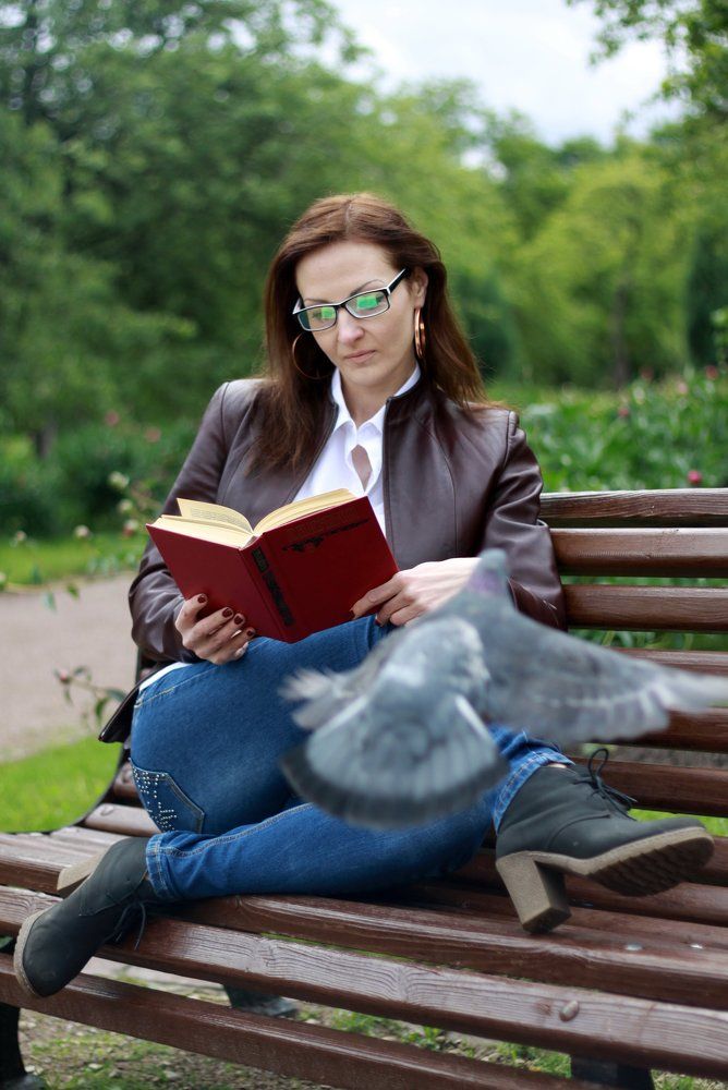 Увлеченная чтением