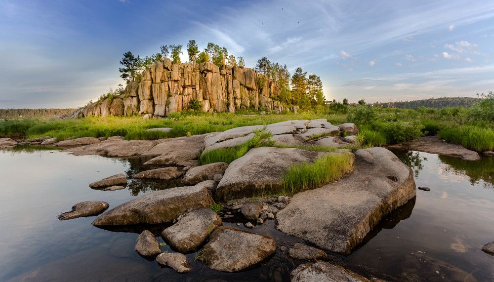 Остров Караульный, р. Ангара.
