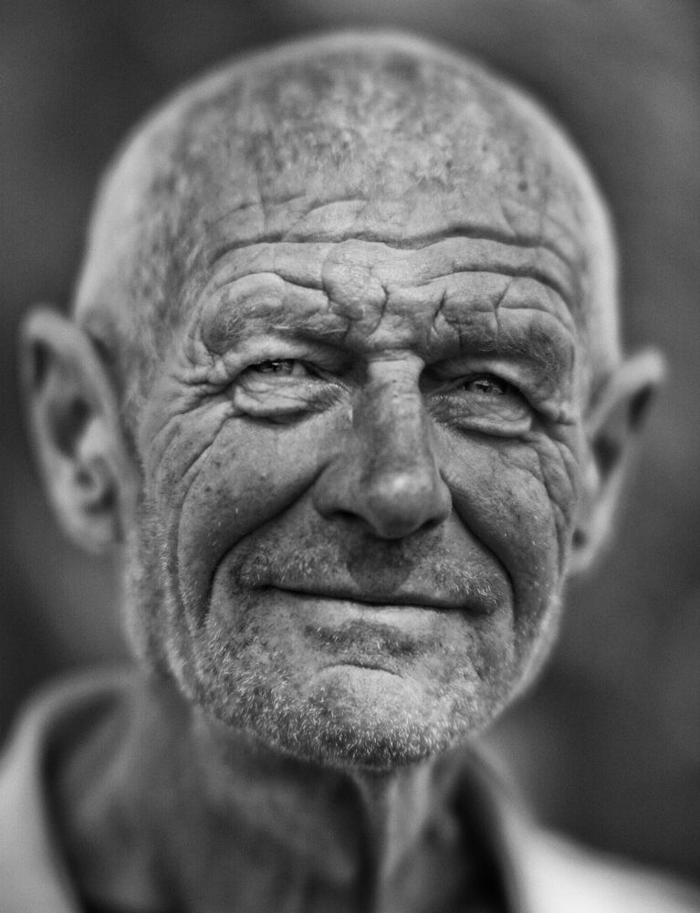 The happy man