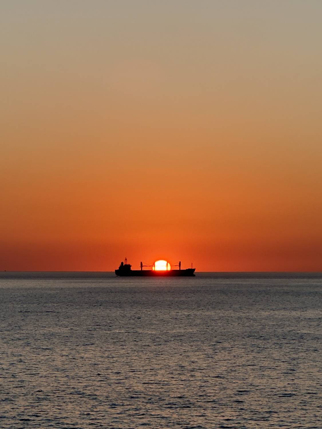 Sunset ( loading sun cargo )