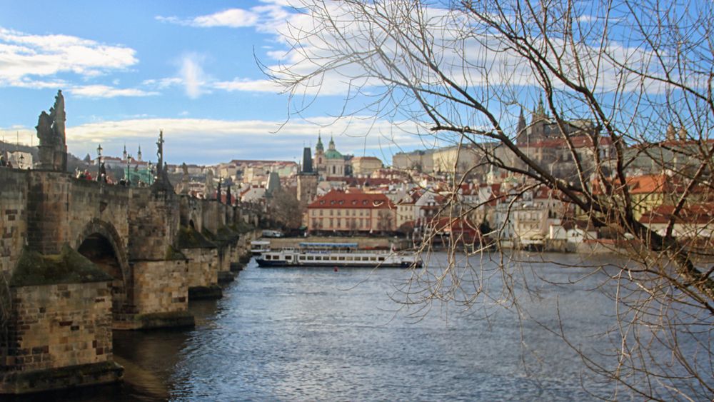 Прага. Влтава. Карлов мост