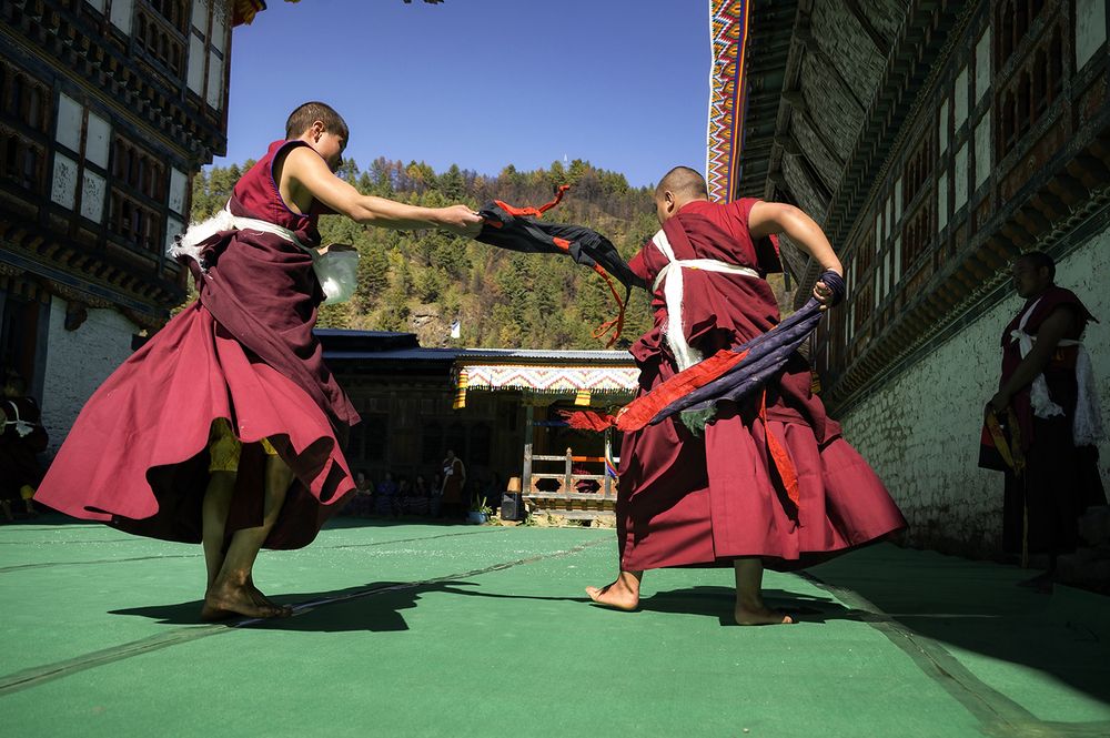 Monks in Motion: A Bhutan Cultural Ceremony