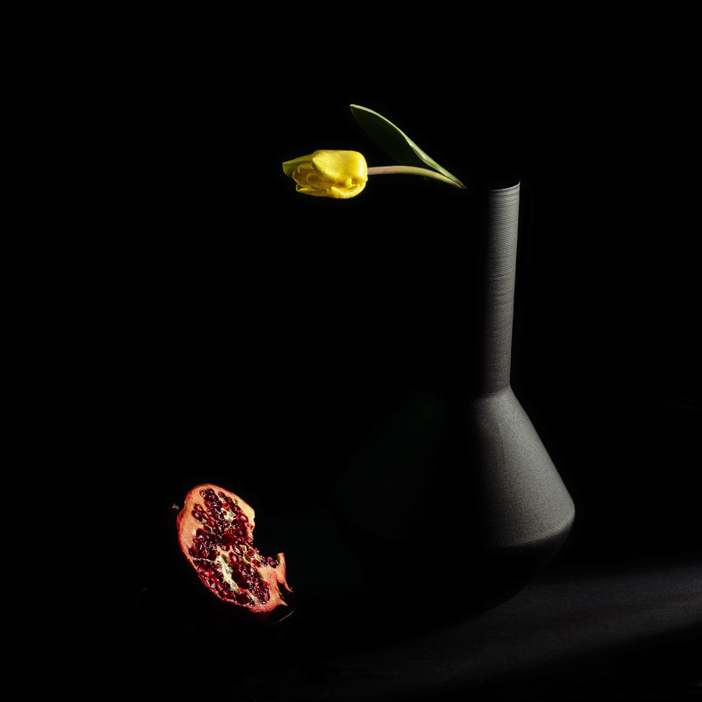 Still life with pomegranate