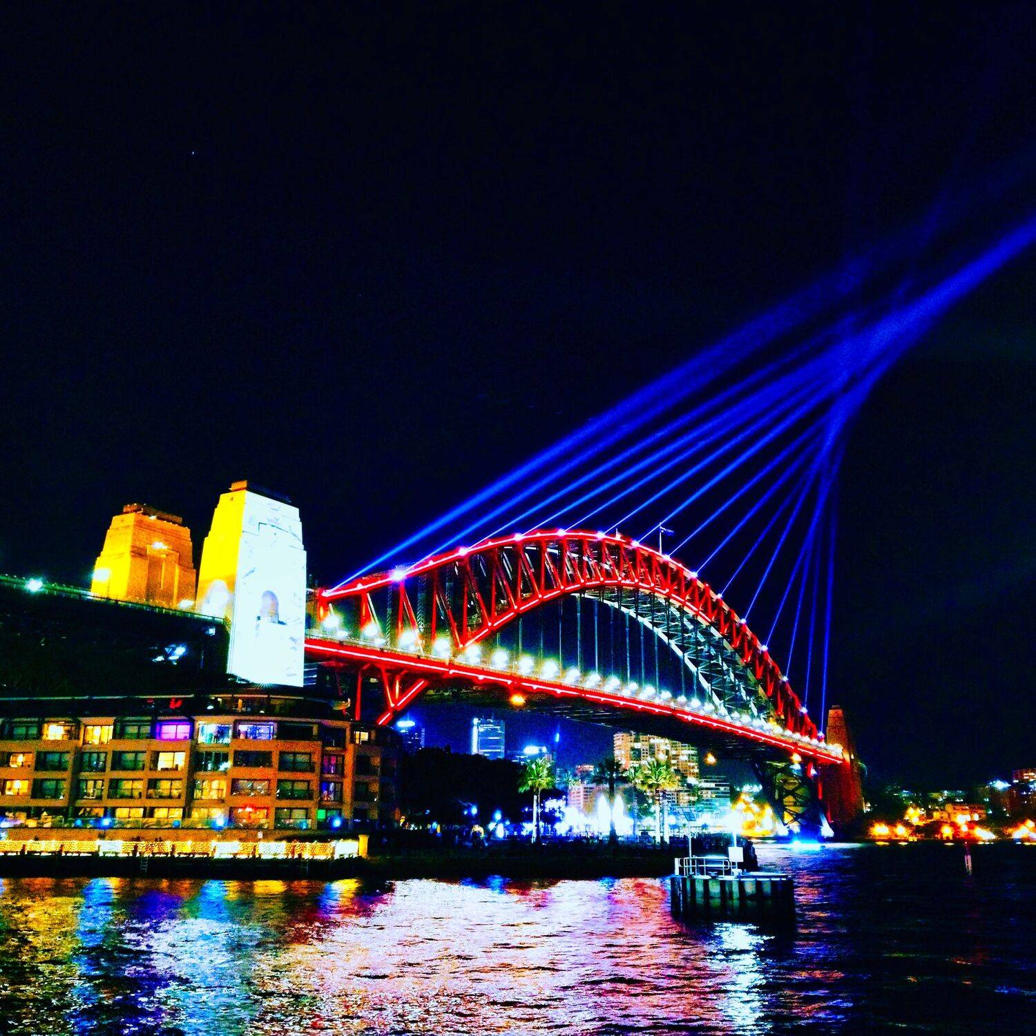 Vivid Sydney Harbour Bridge