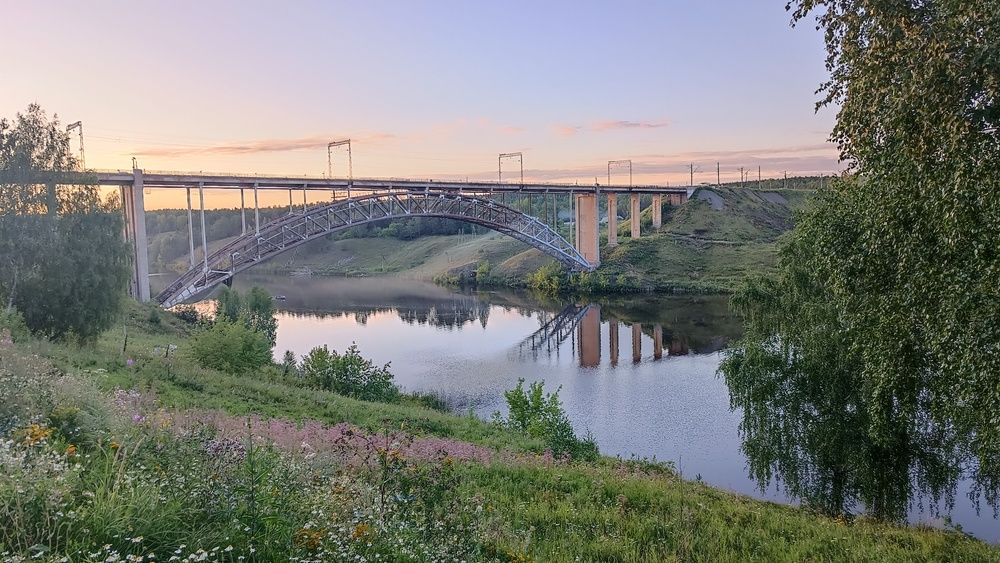 На вечерней зорьке
