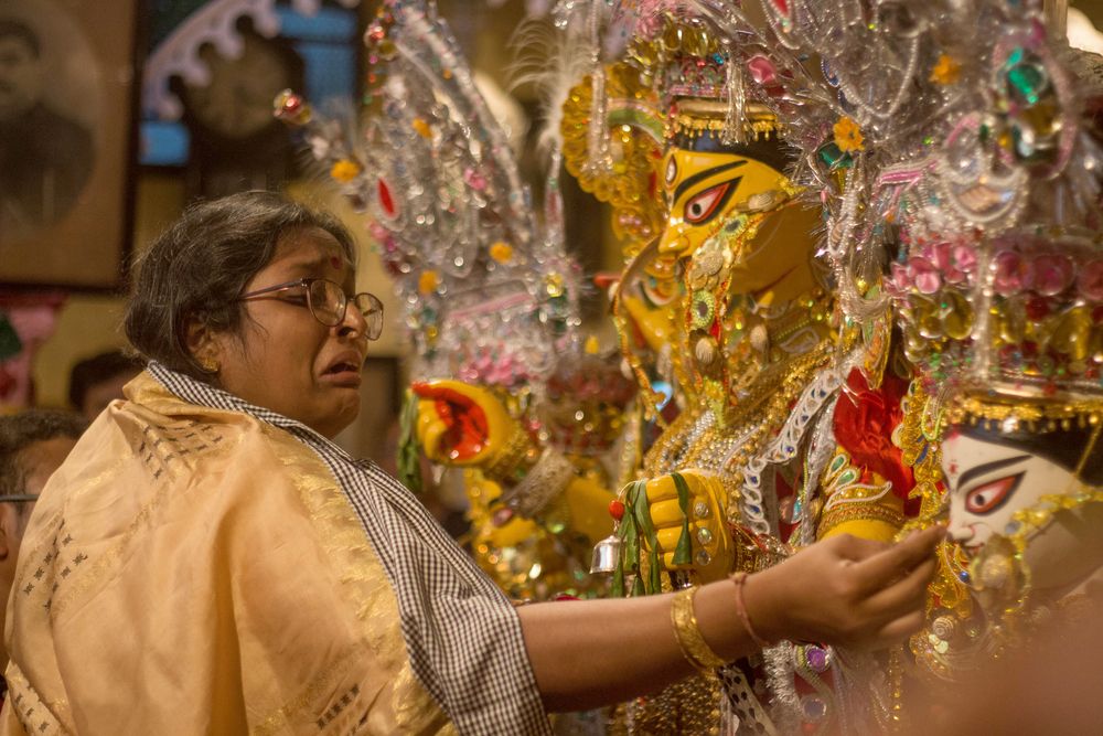 An emotion to the Goddess Durga.